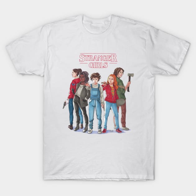 Girls stranger things shirt hot sale